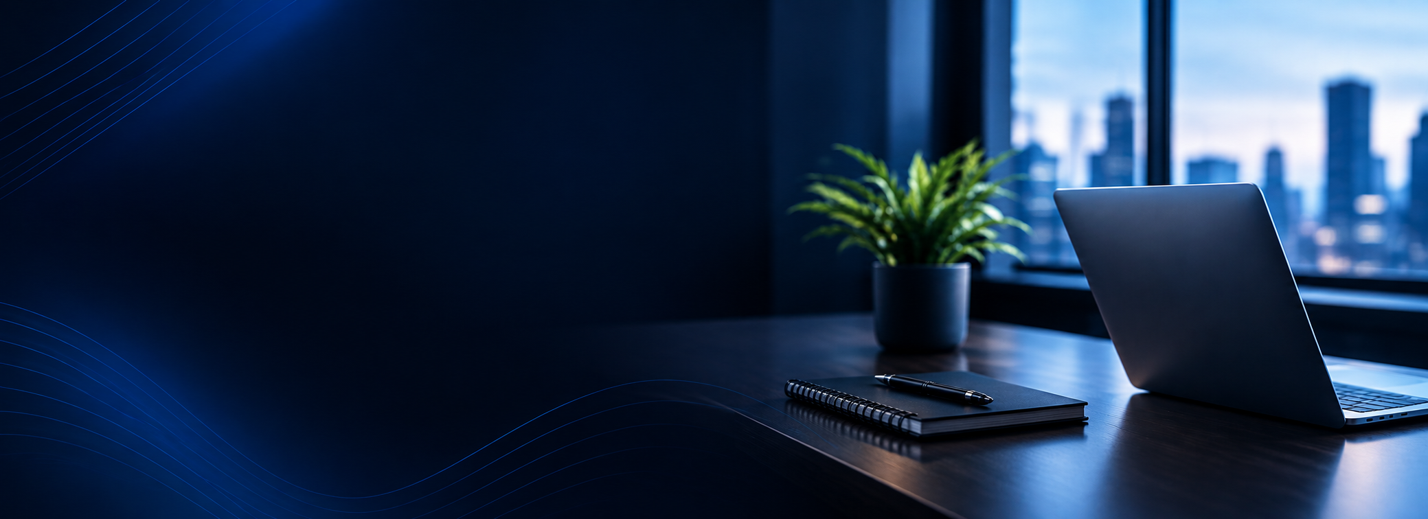 Modern technology workspace